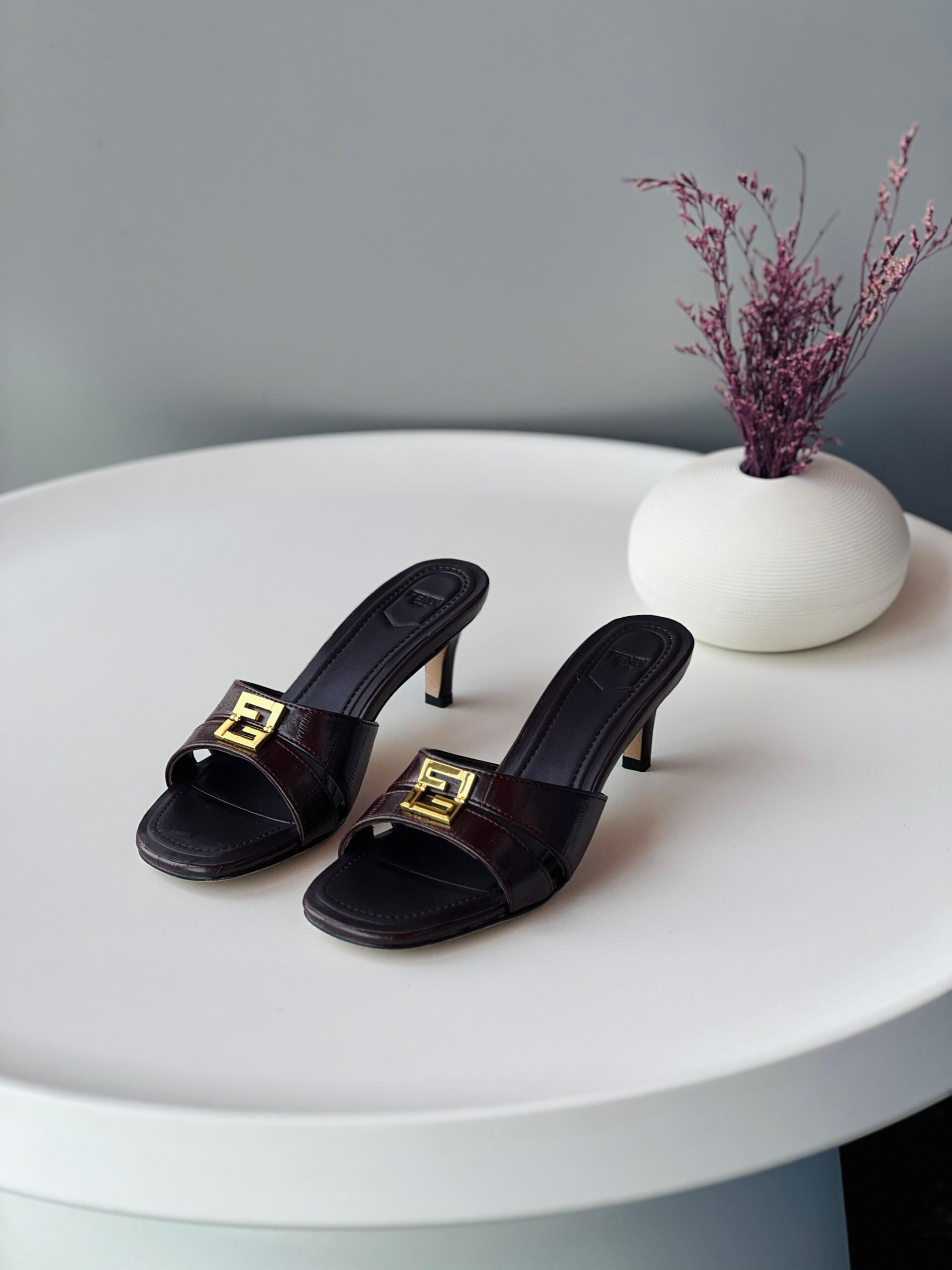 Fendi FFold medium-heeled sandals