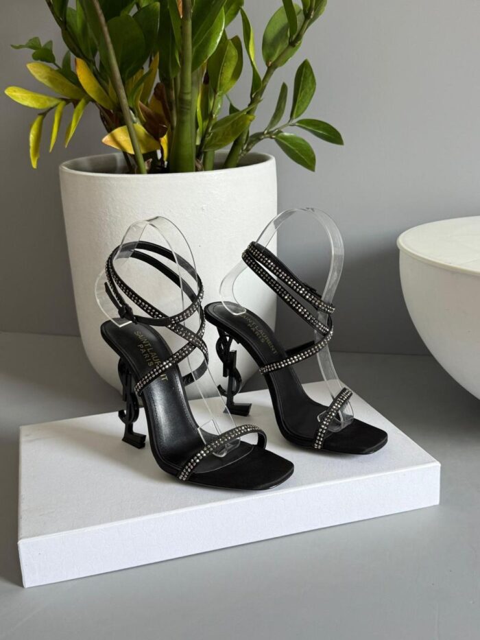 ysl black heel